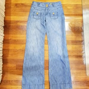 ⚓ Anthropologie Pilcro Lightweight Wide Leg Jean